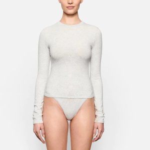 COTTON JERSEY LONG SLEEVE T-SHIRT